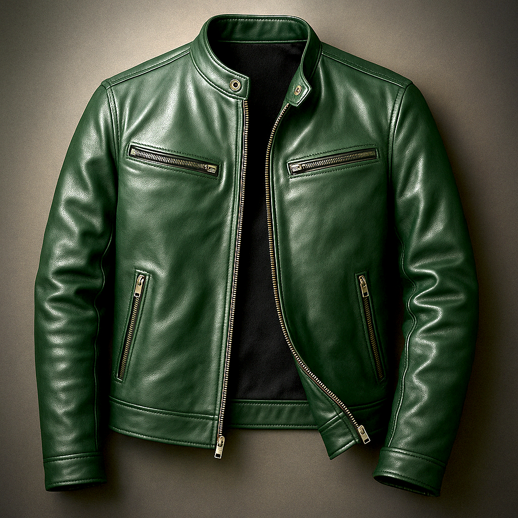 Guido | Chaqueta de Símil Cuero Vintage