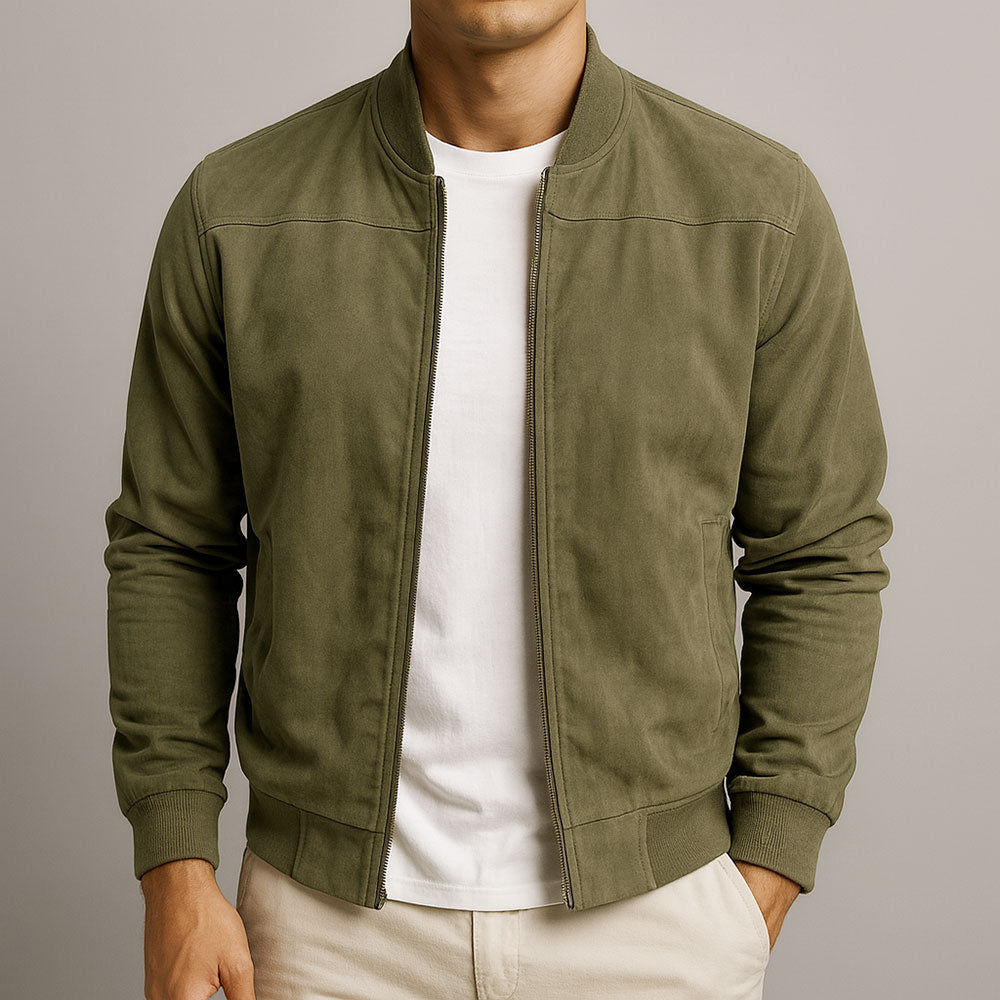 Valerio | Chaqueta de Gamuza Artesanal