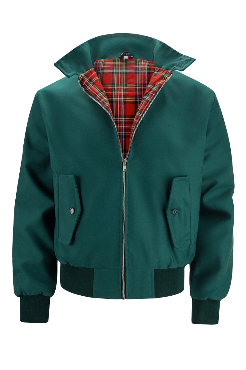 Harryson | Chaqueta Harrington con Forro Tartán