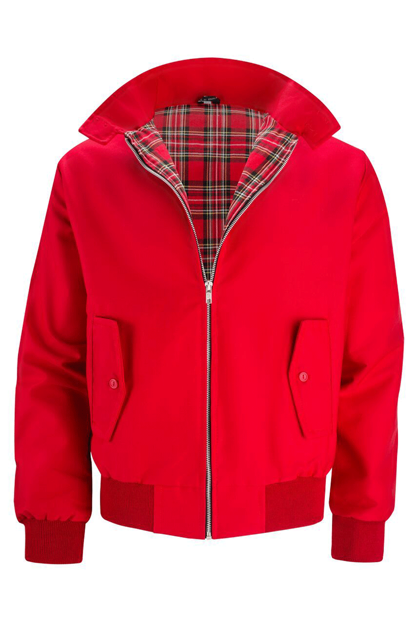 Harryson | Chaqueta Harrington con Forro Tartán