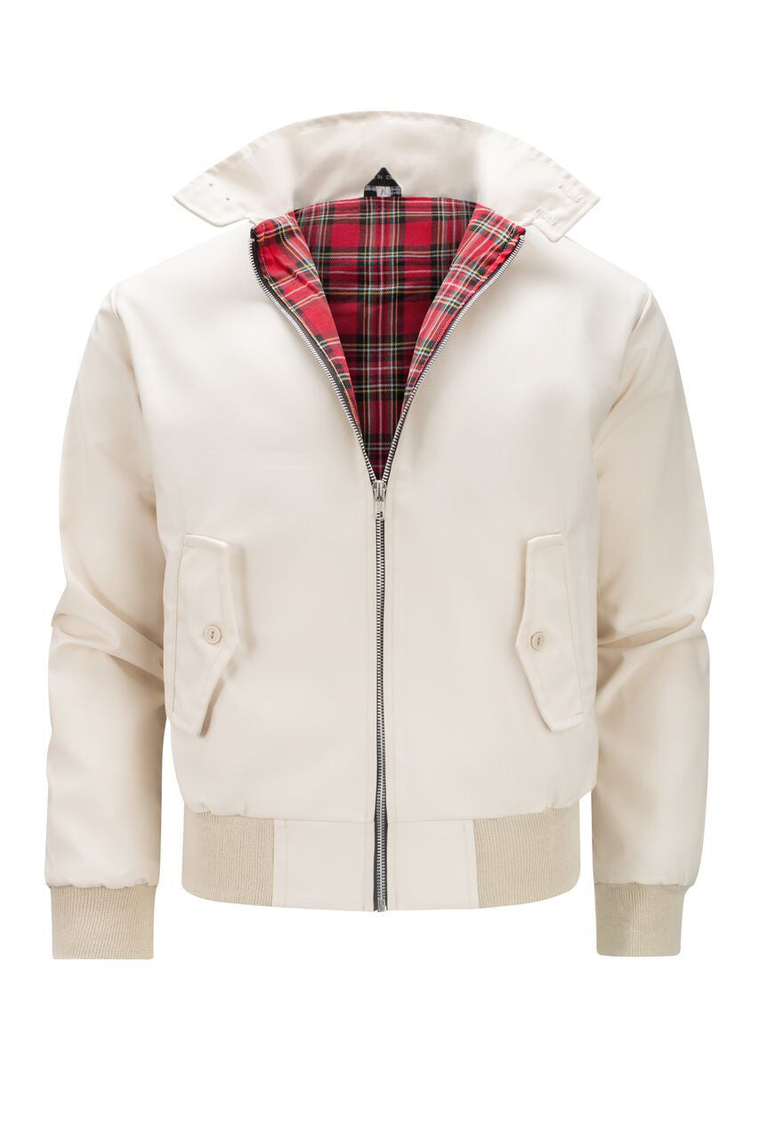 Harryson | Chaqueta Harrington con Forro Tartán