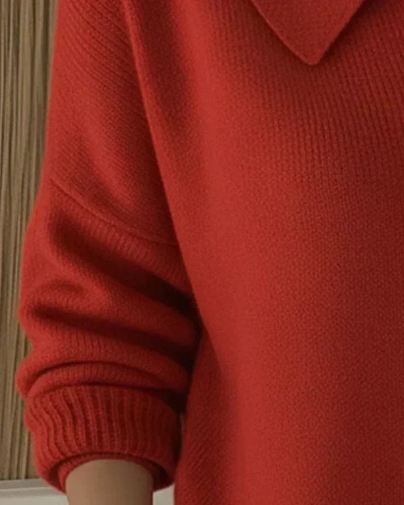 Vega | Suéter de Punto con Cuello Camisero