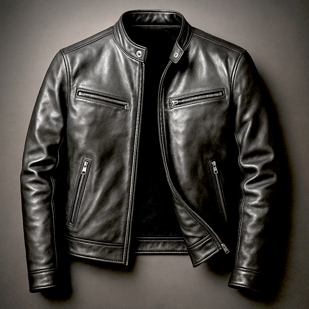 Guido | Chaqueta de Símil Cuero Vintage