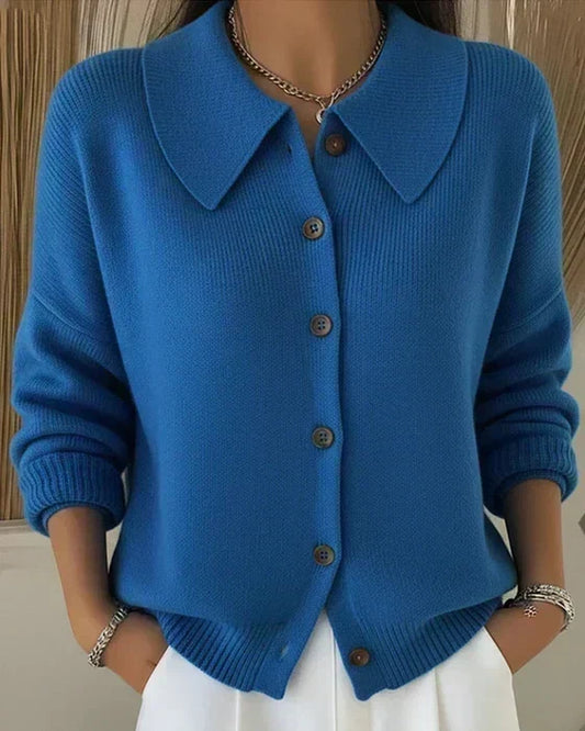 Vega | Suéter de Punto con Cuello Camisero