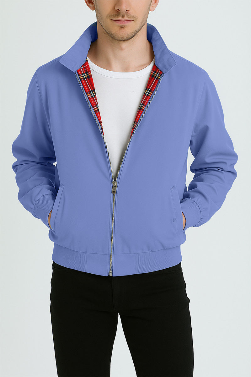 Harryson | Chaqueta Harrington con Forro Tartán