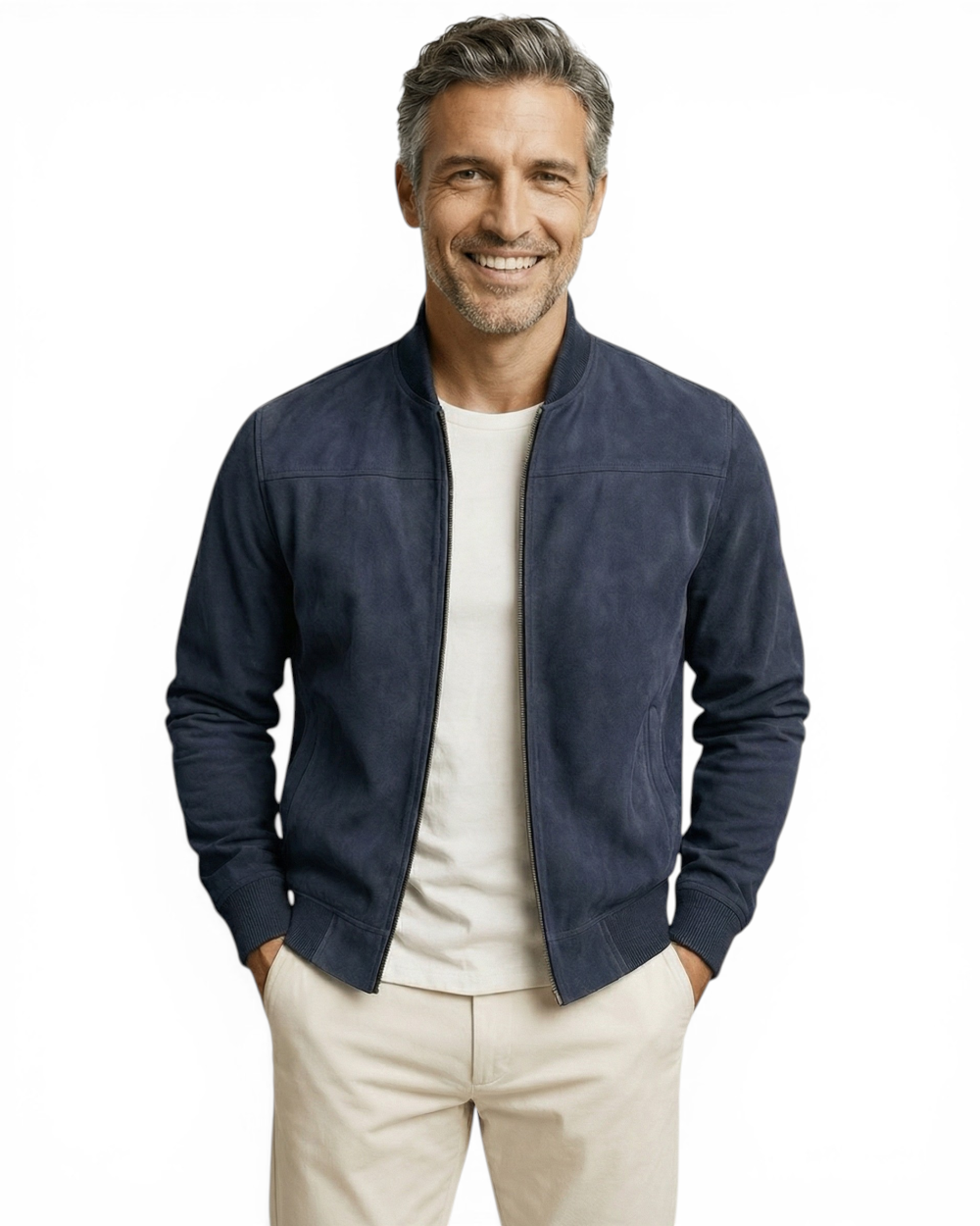 Valerio | Chaqueta de Gamuza Artesanal